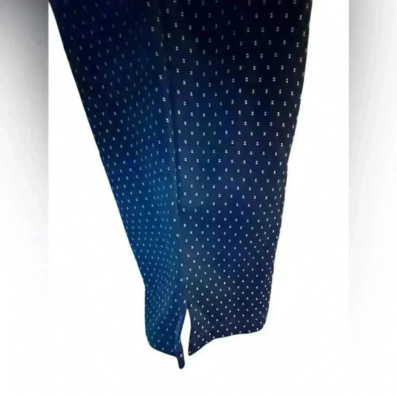 Size 2X Plus Size Pull-on pant in Black with White Polka dots - Picture 10 of 13